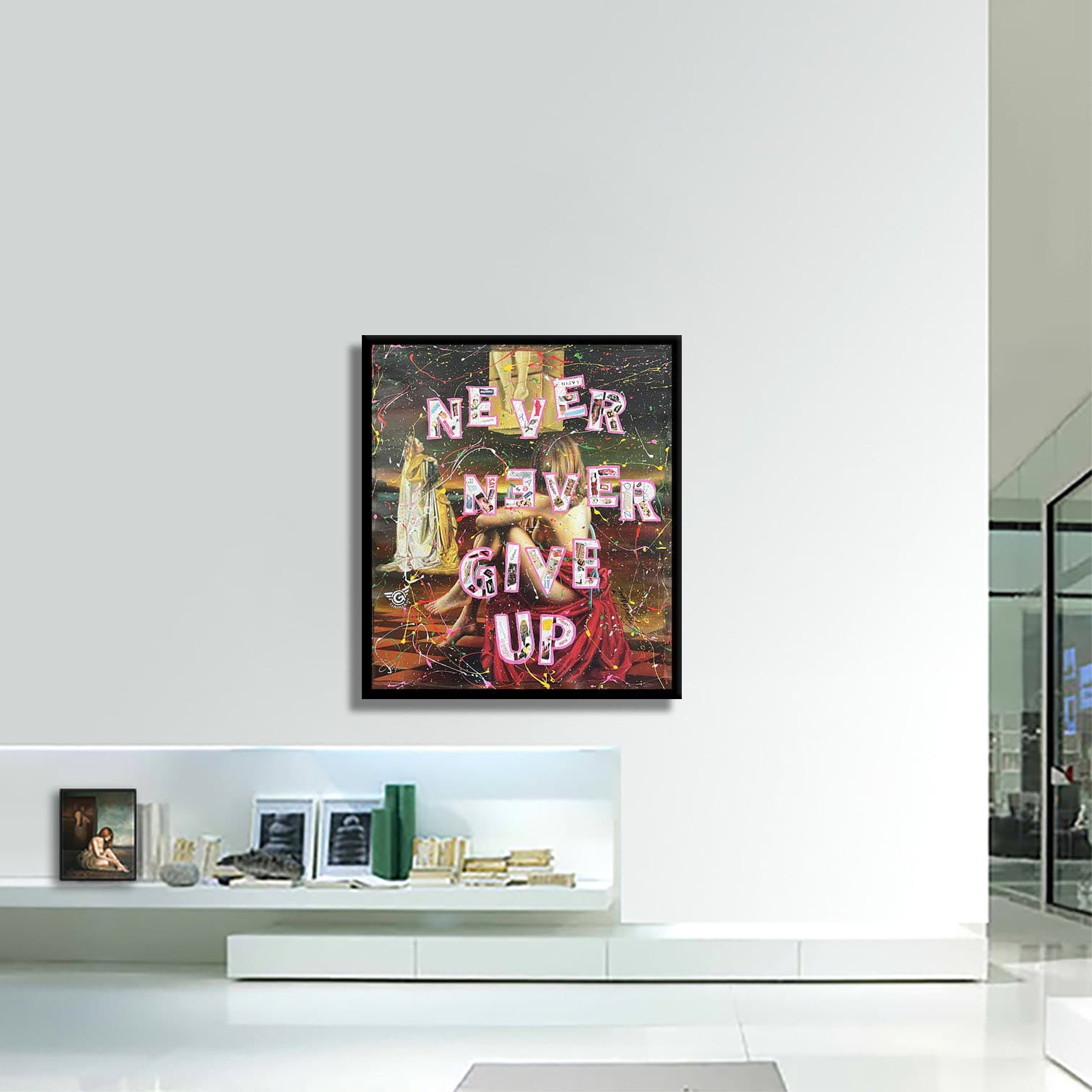 Never Give – Original Painting on canvas