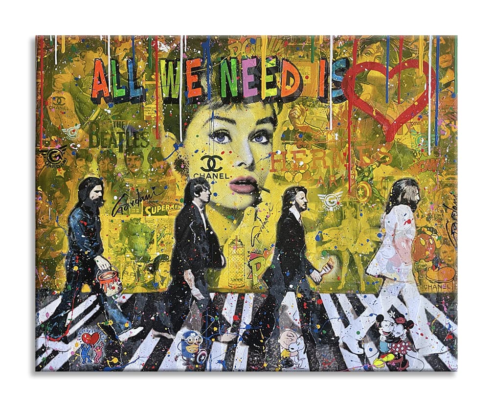 Beatles Best Friends – Original Painting on canvas