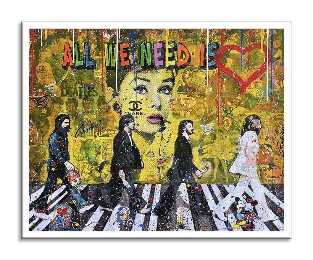 Beatles Best Friends – Original Painting on canvas