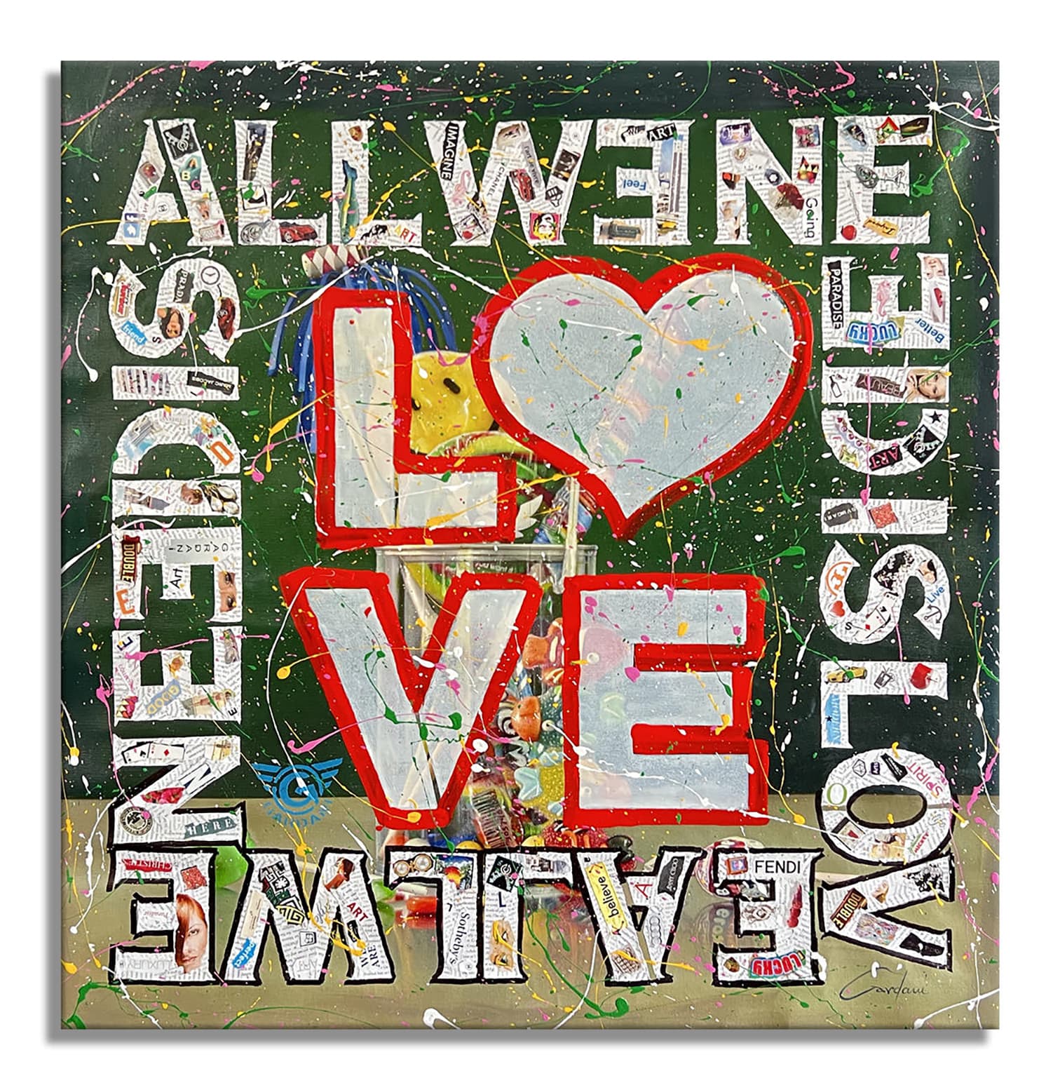 Need LOVE – Original Painting on canvas