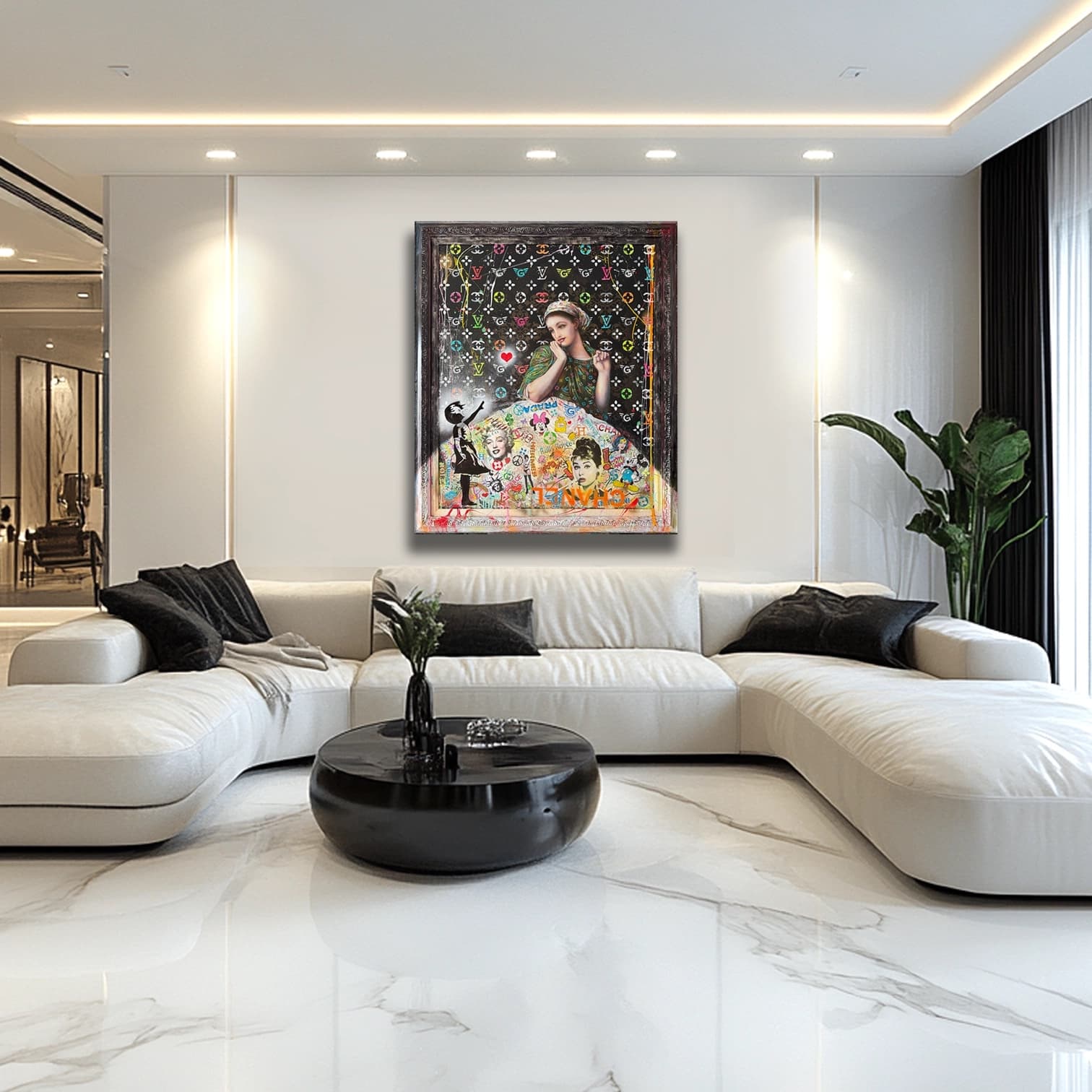 Modern Muse - Original Painting on Canvas