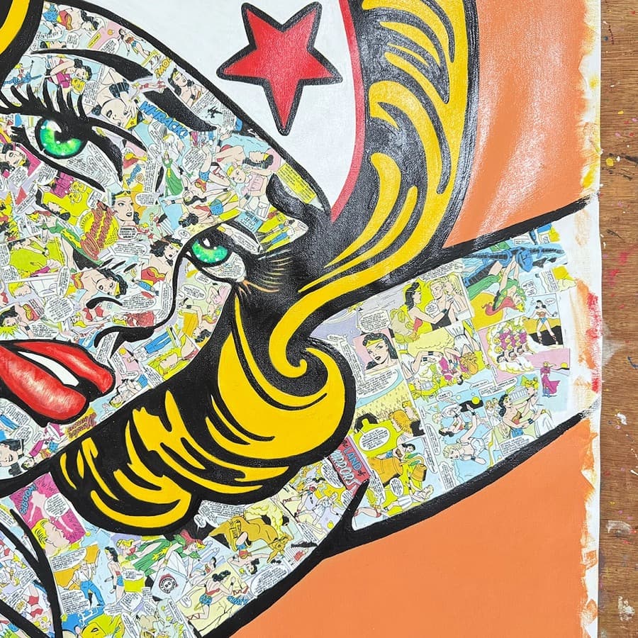 Wonder Woman Force- Original Painting on Canvas