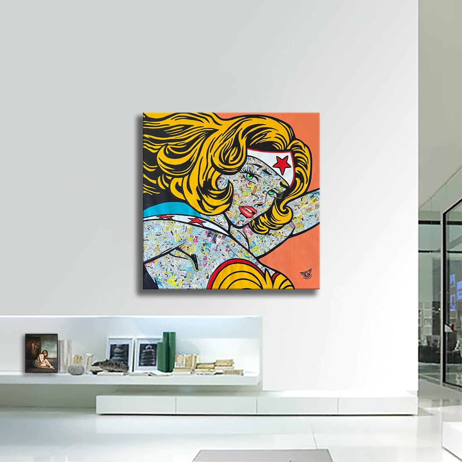 Wonder Woman Force- Original Painting on Canvas