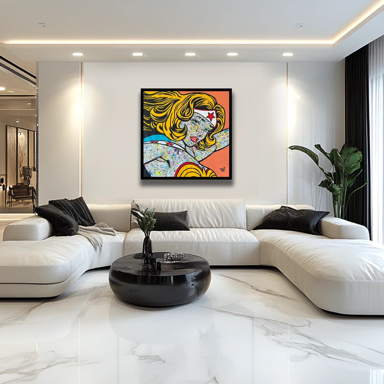 Wonder Woman Force- Original Painting on Canvas